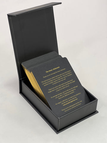 Magnetic box luxury playing cards
